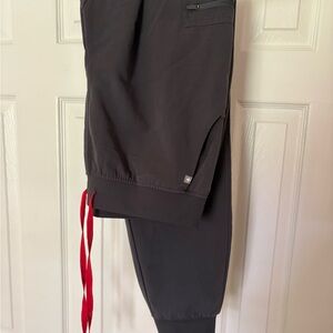 TALL SIZE L figs zamora joggers in charcoal gray